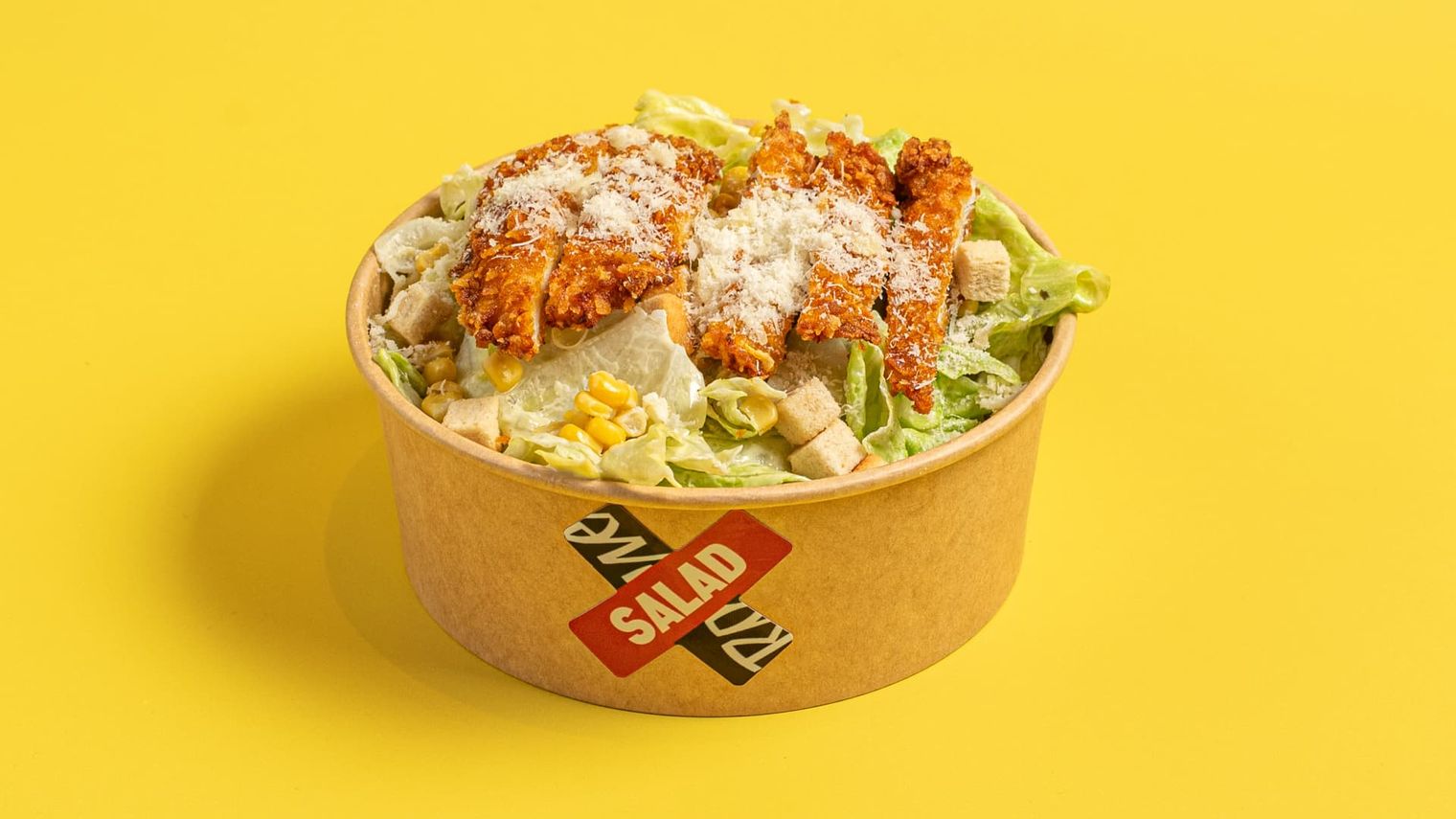 Rookie Caesar's salad